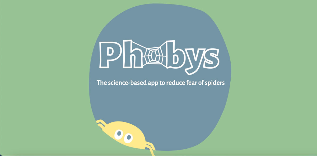 ARでクモ恐怖症の治療をするアプリ「Phobys」